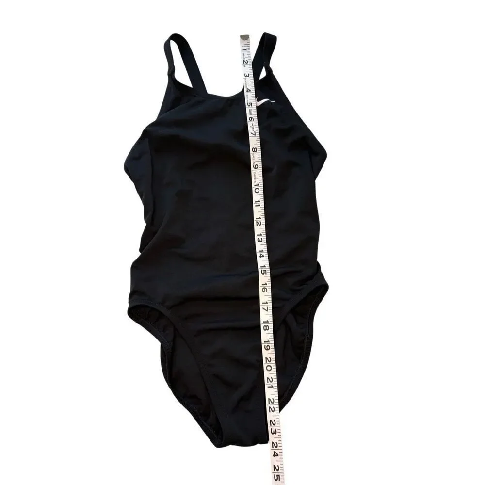 Nike Hydrastrong black one piece swimsuit - 4
